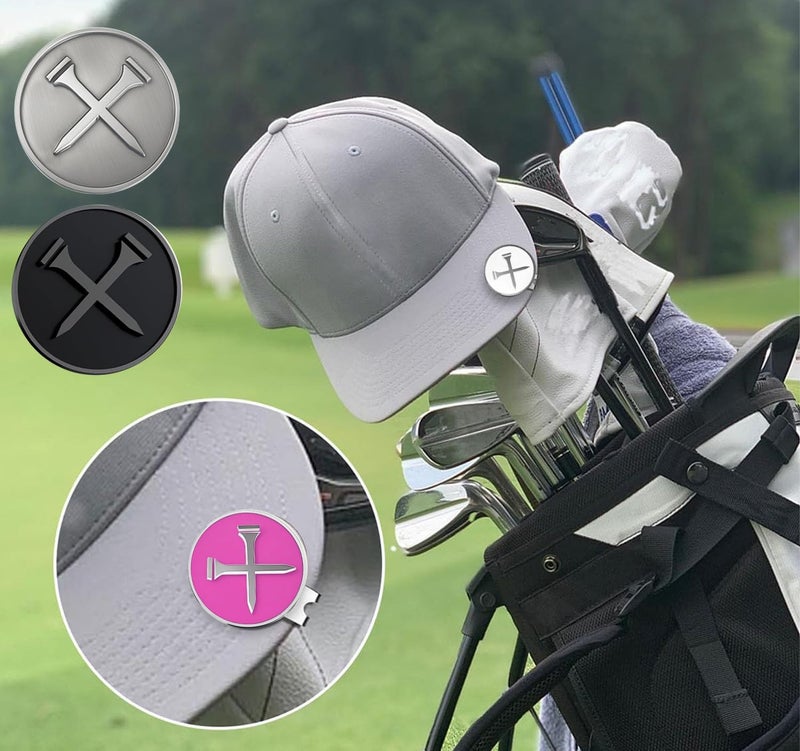 Adhere Golf Ball Markers Personlized Logo Enamel with A Strong Magnetic Hat Clips A Premium Golf Gifts for Golfer - Image 5